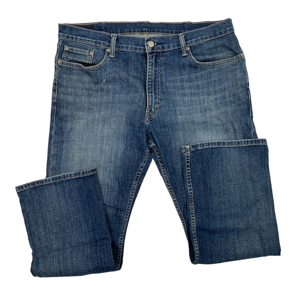 Levis 514 Straight Fit Mens Stonewash Jeans Sz 38 x 30‎ - Picture 2 of 4